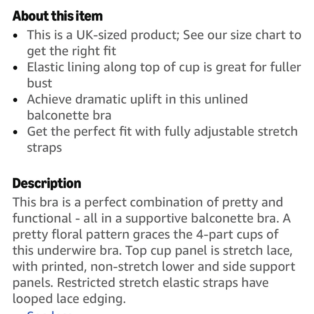 Panache Jasmine Bra UK 32GG/US 32J - Picture 4 of 9